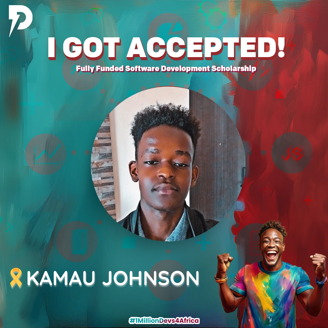 Fully Funded Schorlarship Acceptance to study Software Development